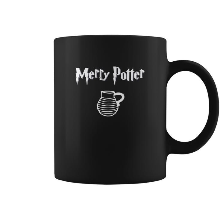 Merry Potter Funny Book Reading Harry Pottery Coffee Mug