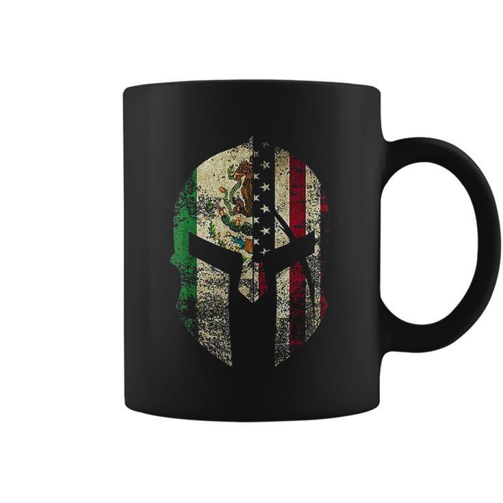 Mexican American Spartan Helmet Chicano Pride Coffee Mug