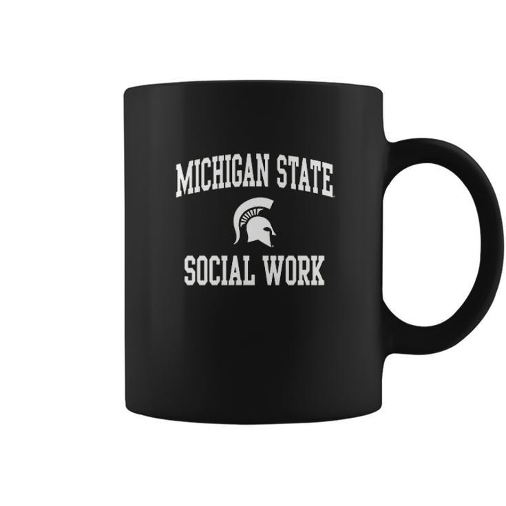 Michigan State Spartans Arch Logo Departments Coffee Mug