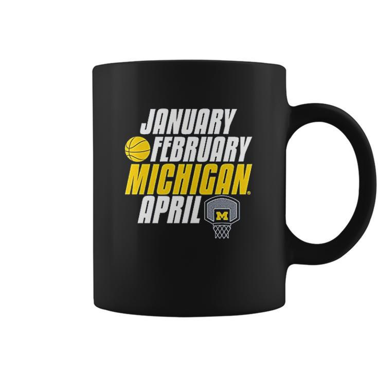 Michigan Wolverines Month Of Michigan Basketball Coffee Mug