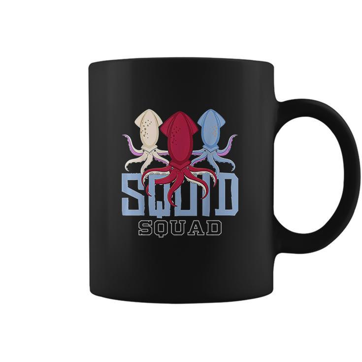 The Mighty Squid Squad Octopus Gang Gift Design Idea Coffee Mug