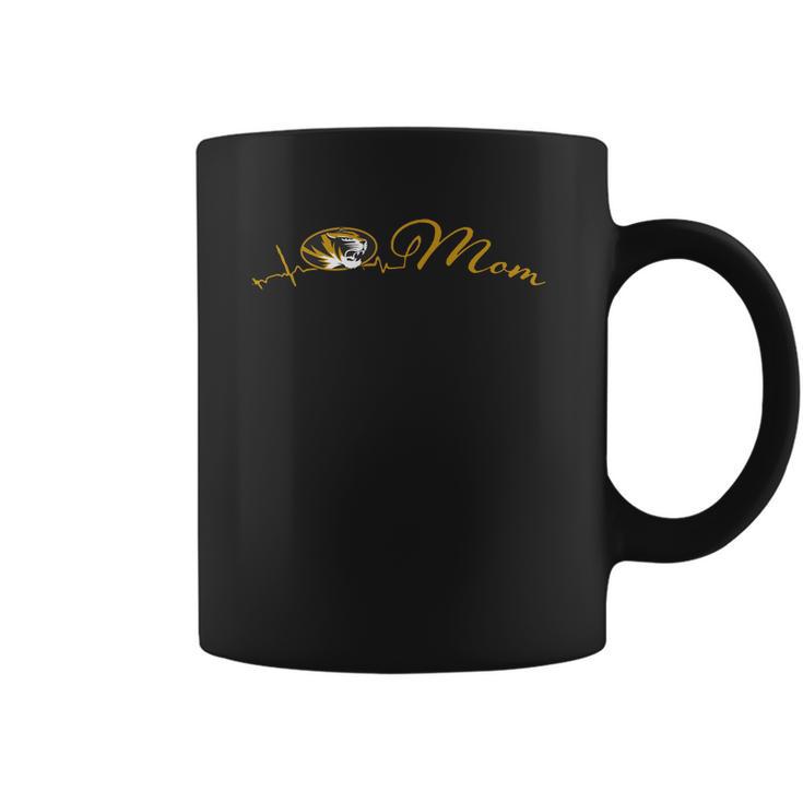 Mizzou Tiger Heartbeat Mom Coffee Mug