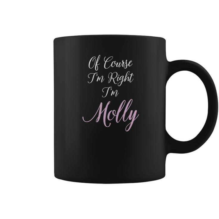 Molly Name Personalized Girls Women Cute Pink Gift Coffee Mug