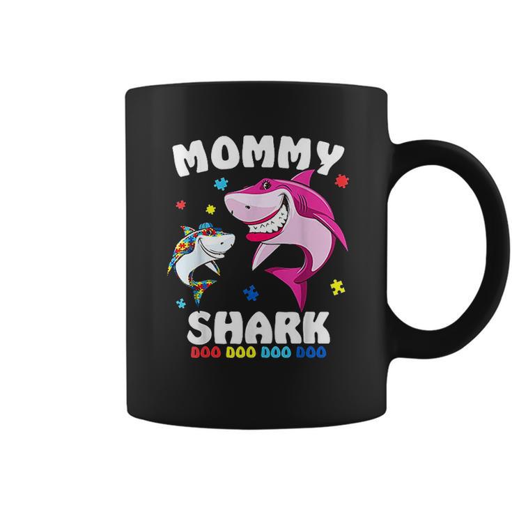 Mommy Shark Awareness Gift Coffee Mug