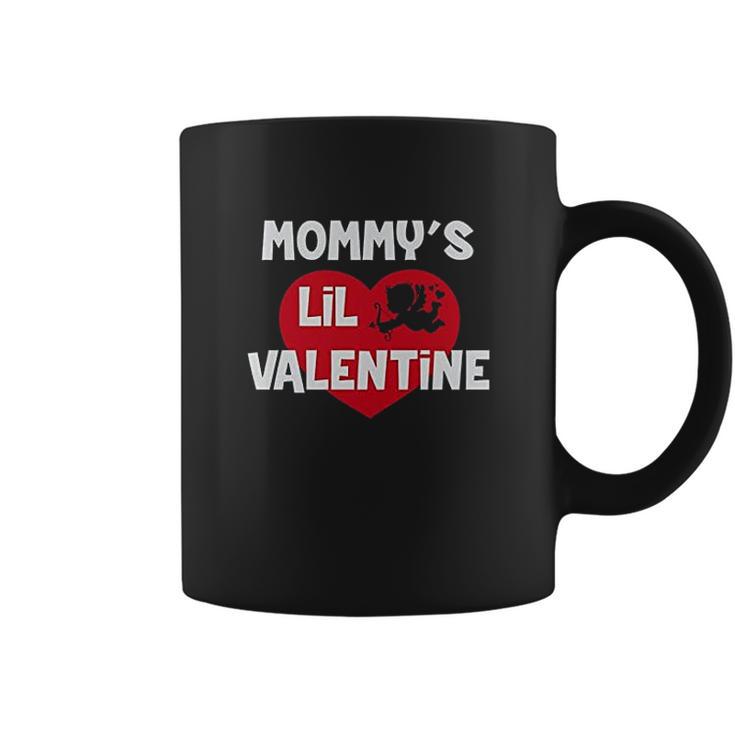 Mommys Lil Valentine Cute Valentines Day Outfit Coffee Mug