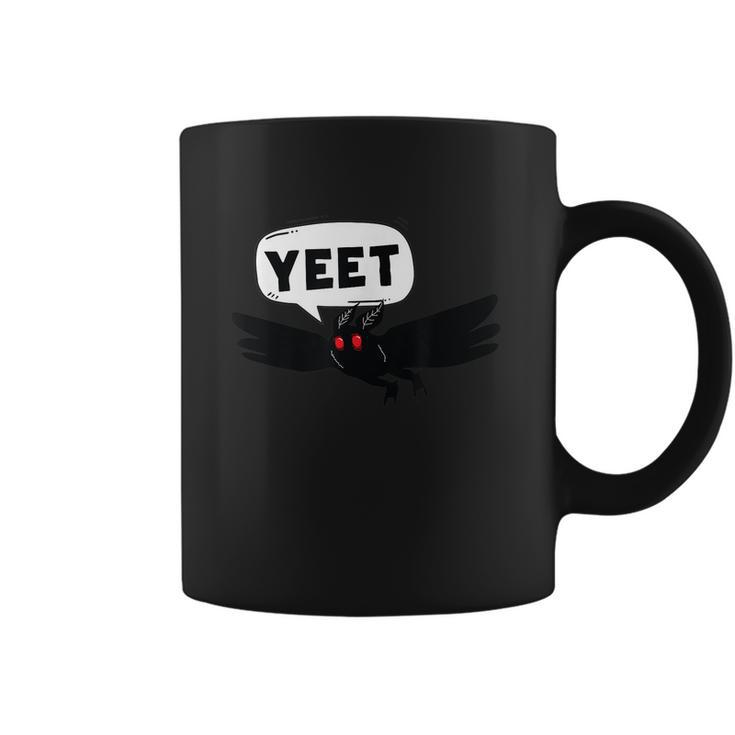 Mothman Says Yeet Funny Cute Cryptid Graphic Design Printed Casual Daily Basic Coffee Mug