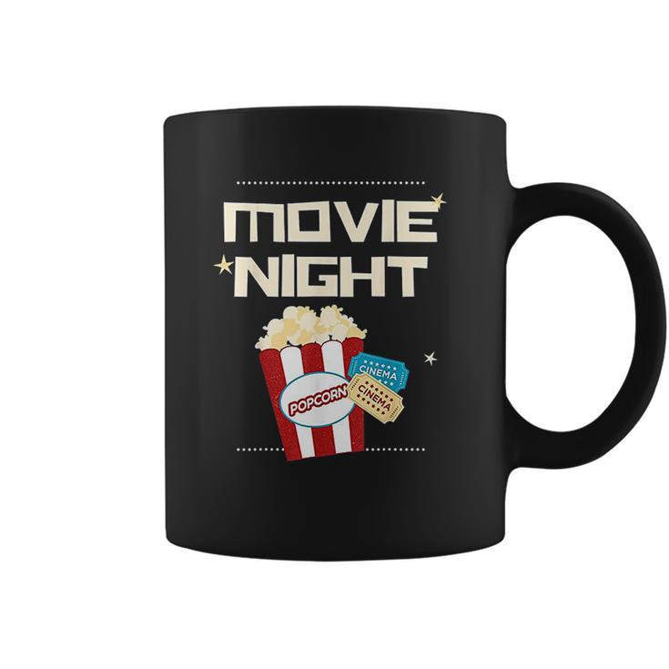 Movie Night Pop Corn Tickets Cinema Coming Soon Coffee Mug