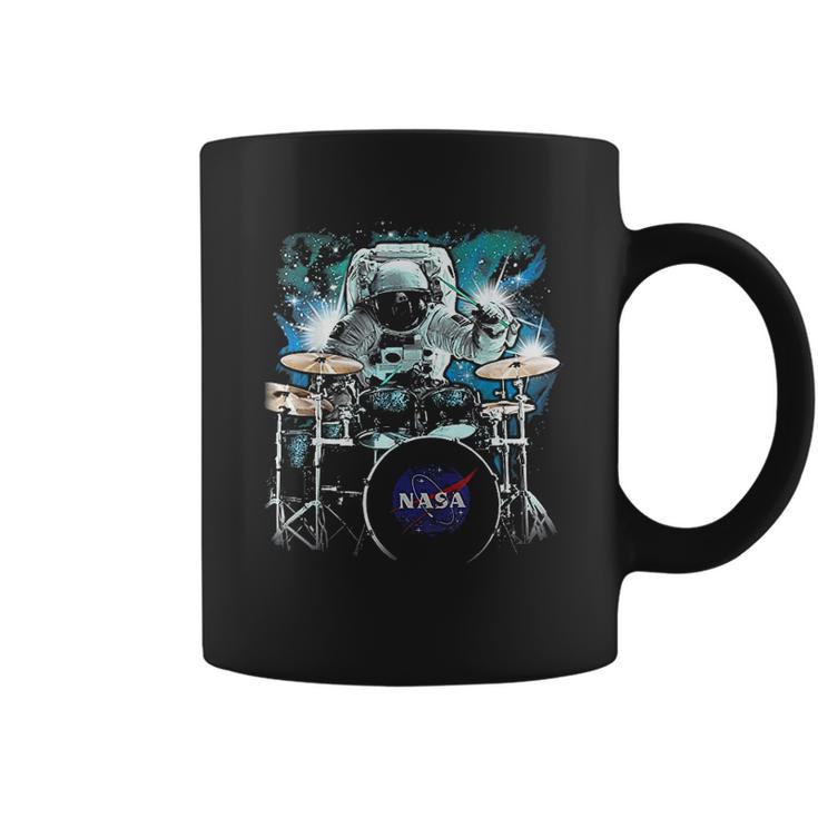 Nasa Space Drum Playing Astronaut Coffee Mug