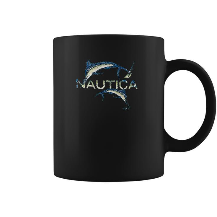 Nautica Mens Cotton Fish Print Series Graphic Coffee Mug