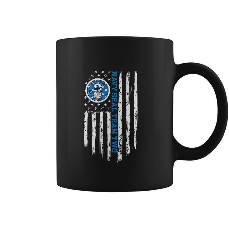 Navy Seal Team 2 American Flag Coffee Mug