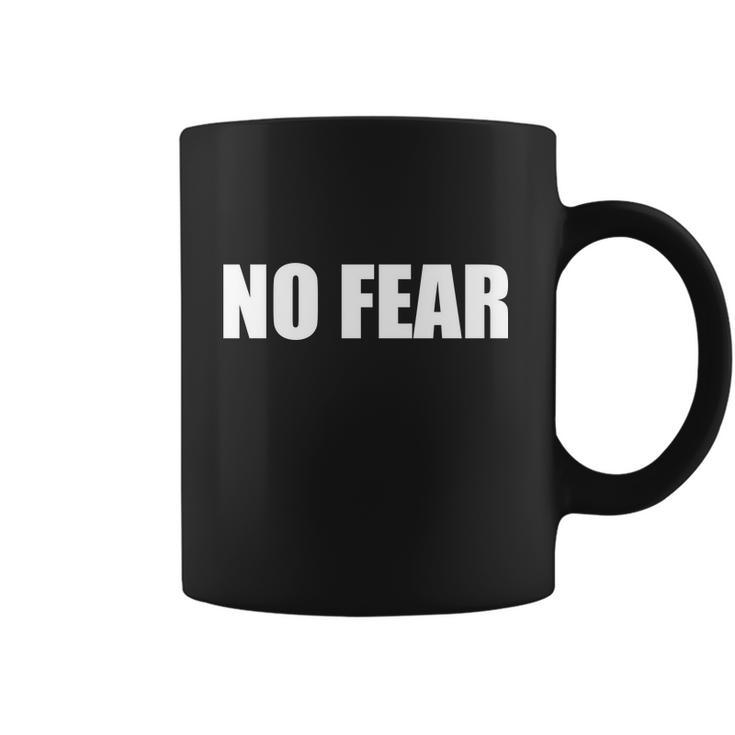 No Fear Word Imprint Coffee Mug