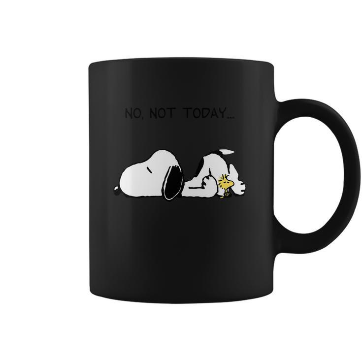 No Not Today Snoopy Coffee Mug