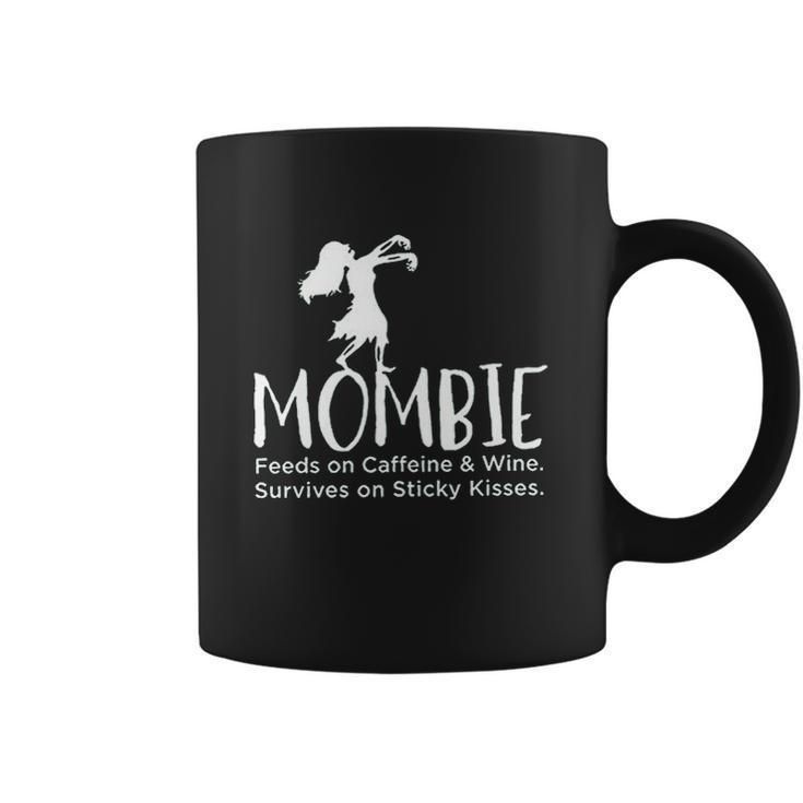 Noffish Women Mombie Feeds On Caffeine And Wine Coffee Mug