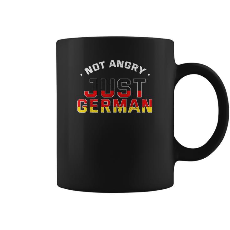 Not Angry Just German Deutschland Voice Germany Europe Coffee Mug