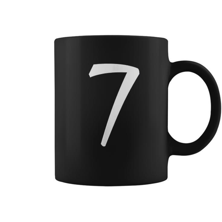 Number 7 Lucky Number Seven Coffee Mug