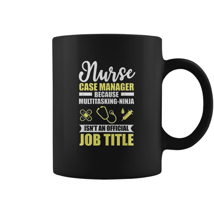 Nurse Case Manager Multitasking Ninja Funny Gift Coffee Mug