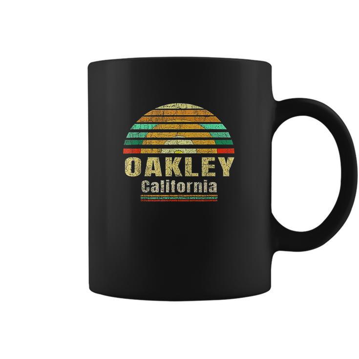 Oakley Ca California Home Vintage Gift Retro Sunset Coffee Mug