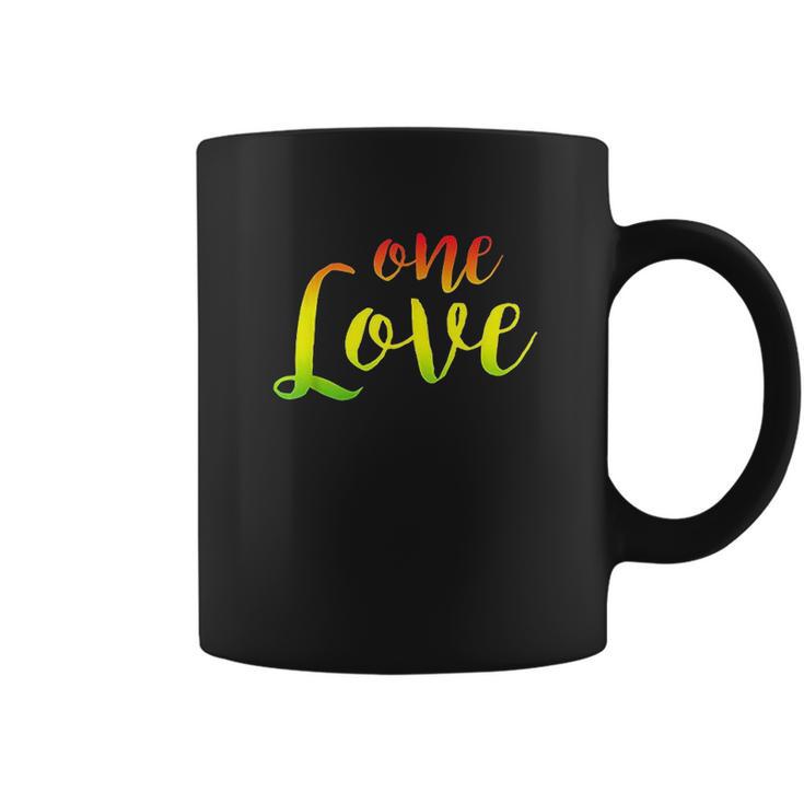 One Love Rasta Reggae Roots Clothing Coffee Mug