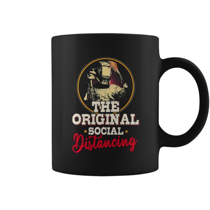 The Original Social Distancing Welder Coffee Mug