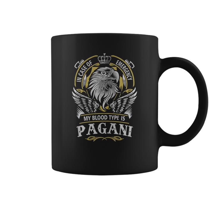 Pagani In Case Of Emergency My Blood Type Is Pagani -Pagani T Shirt Pagani Hoodie Pagani Family Pagani Tee Pagani Name Pagani Lifestyle Pagani Shirt Pagani Names Coffee Mug