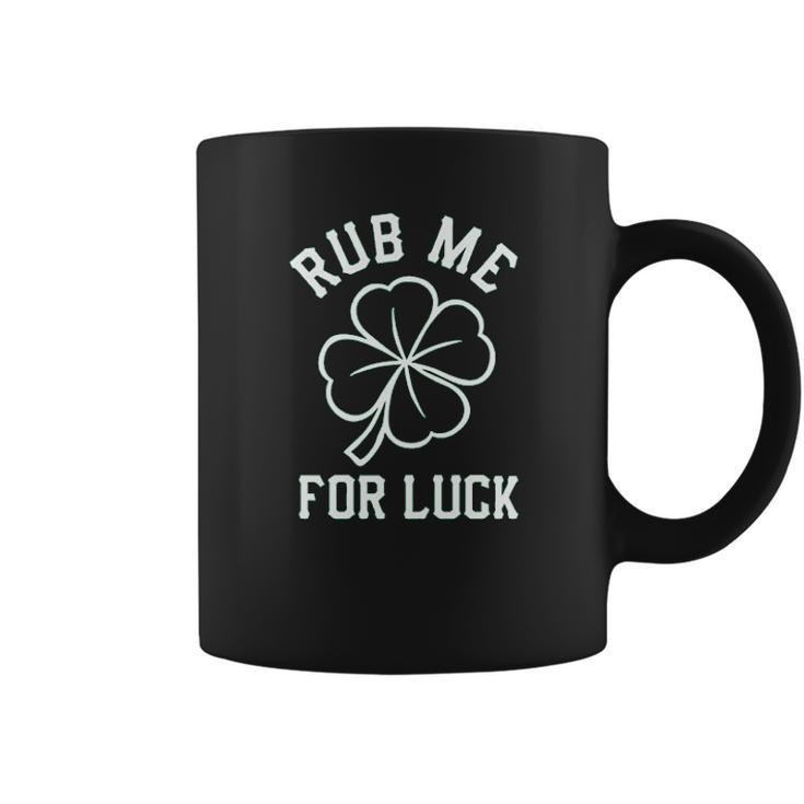 Panoware Irish St Patricks Day Rub Me For Luck Shamrock Coffee Mug