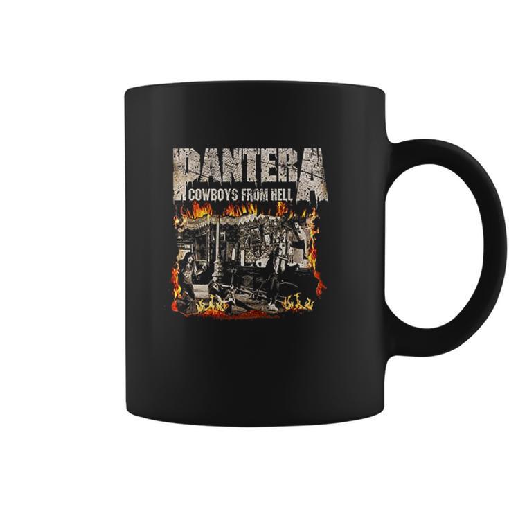 Pantera Official Cowboys From Hell Cover Fire Coffee Mug