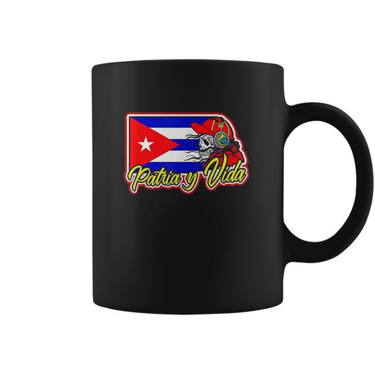 Patria Y Vida Cuba Flag Coffee Mug