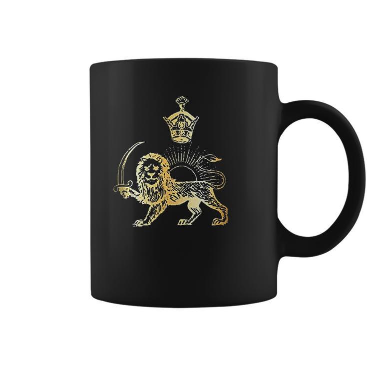 Persian Flag Iranian Lion Sun And Crown Coffee Mug