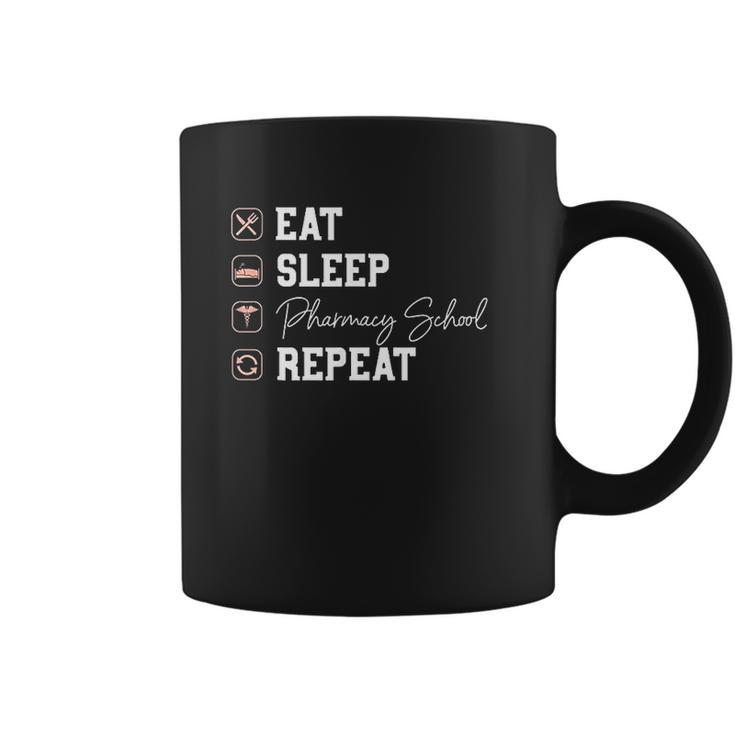 Pharmacy School Eat Sleep Repeat Coffee Mug