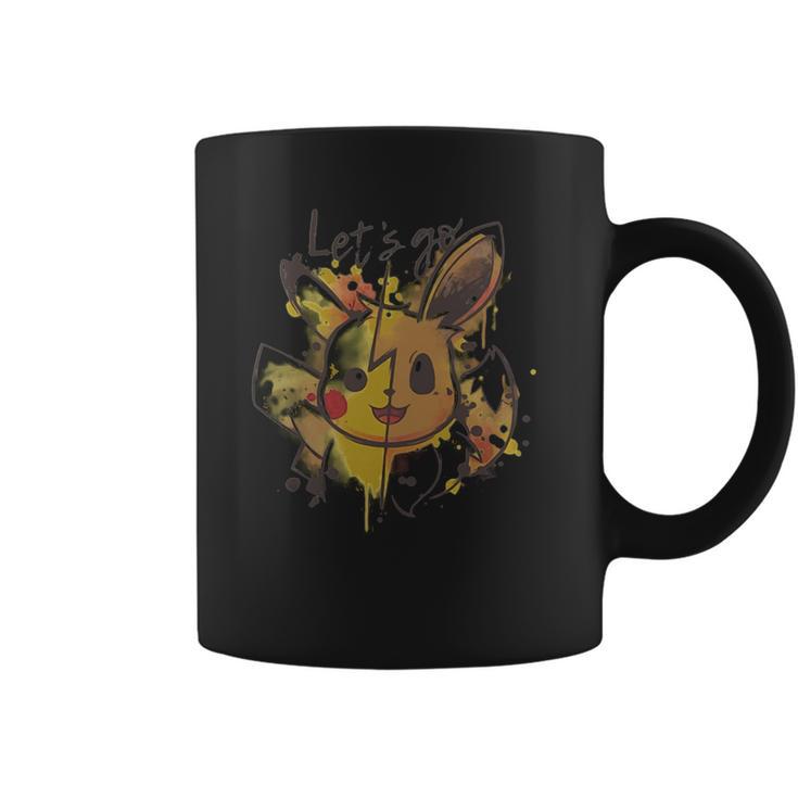 Pikachu And Eevee Lets Go Coffee Mug