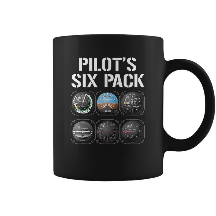 Pilot Six Pack Funny Pilot Aviation Flying Gift Coffee Mug