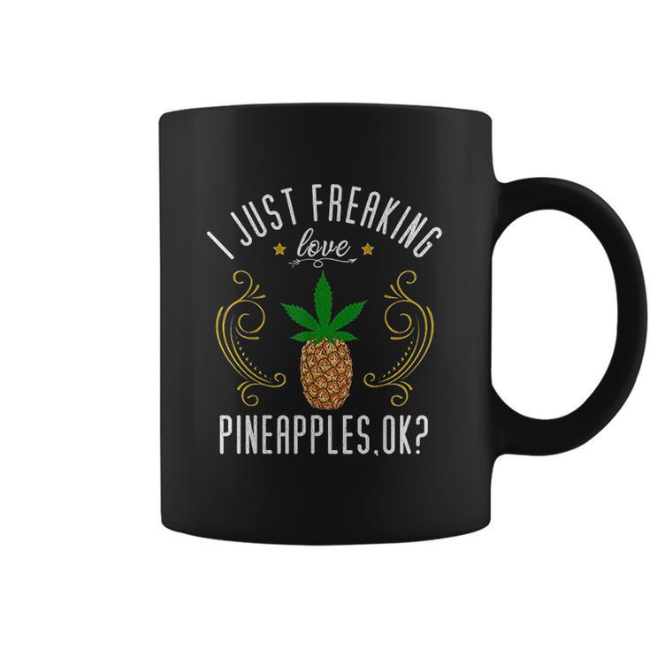 Pineapple Funny Marijuana Lover Gift Coffee Mug