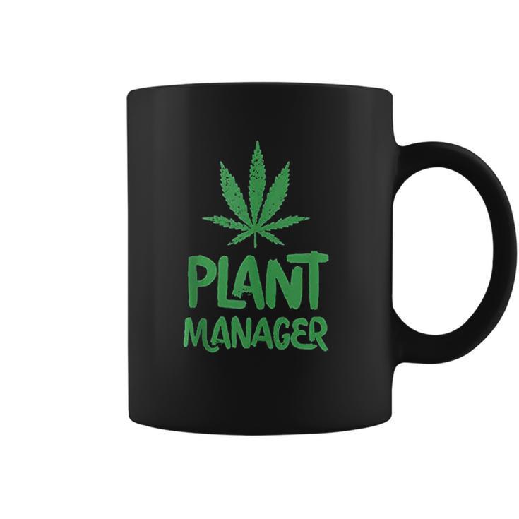 Plant Manager Marijuana Leaf Funny Coffee Mug