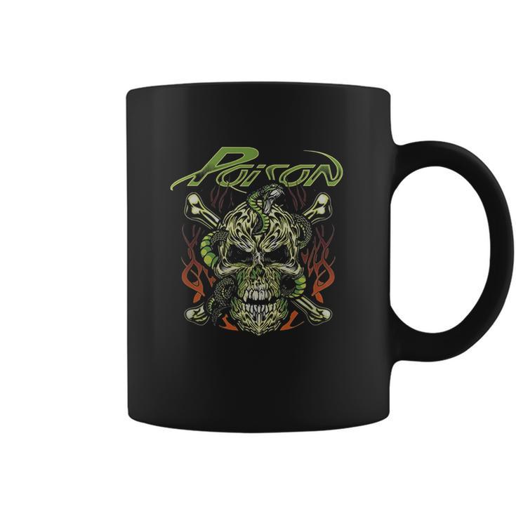 Poison Band With Skull Coffee Mug