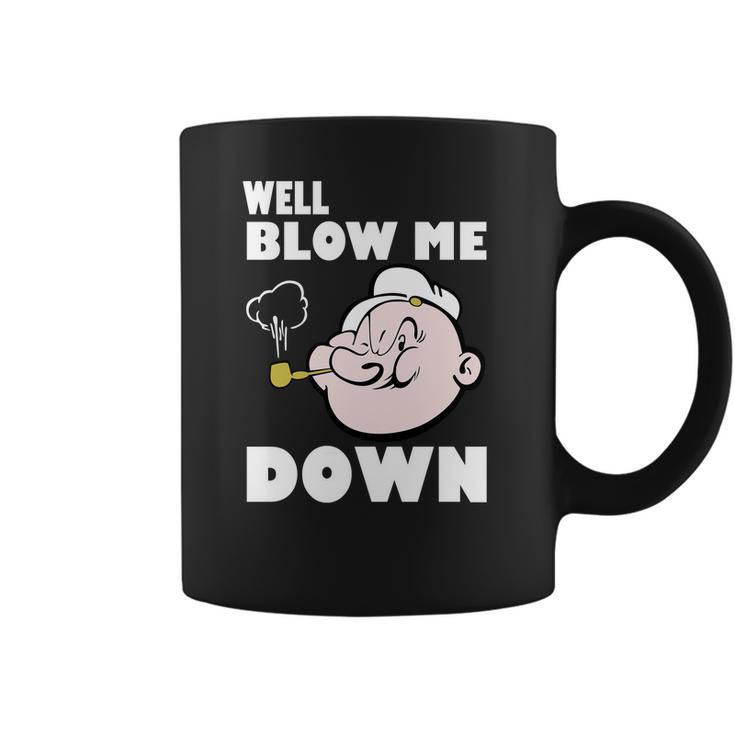 Popeye Blow Me Coffee Mug