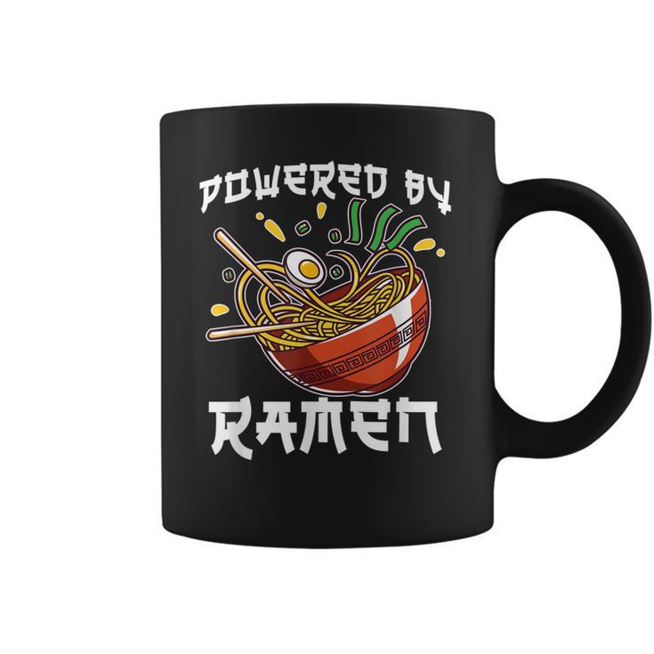 Powered By Ramen  Vintage Japanese Ramen Anime Noodle Lover Coffee Mug