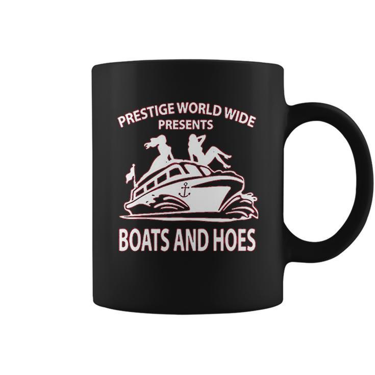 Prestige Worldwide Boats And Hoes Funny Movie Inspired Step Brothers Drinking Coffee Mug