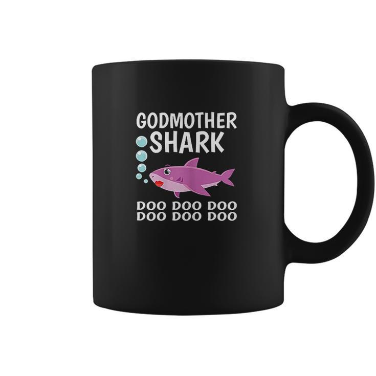 Proud Godmother Shark Doo Doo Doo Coffee Mug