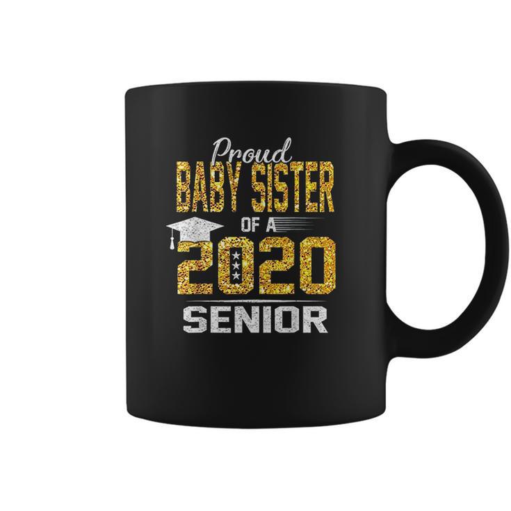 Proud Lil Baby Sister Of A 2020 Senior Coffee Mug