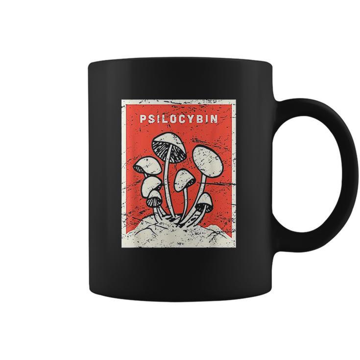 Psilocybin Retro Psychedelic Magic Mushrooms Coffee Mug