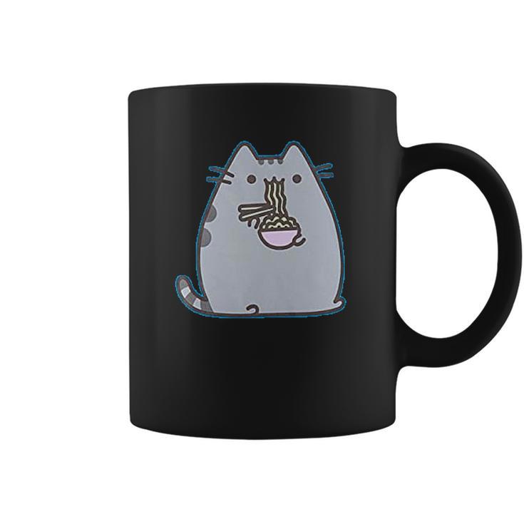 Pusheen The Cat Eating Noodles Coffee Mug