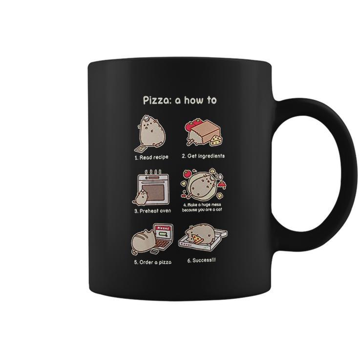 Pusheen Pizza A How-To Junior Coffee Mug