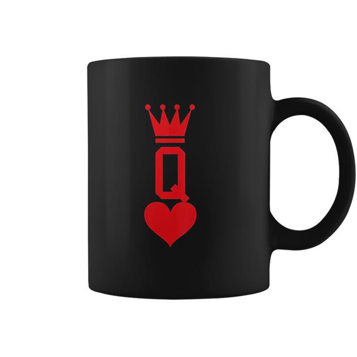 Queen Of Hearts Gift Playing Card Halloween Costume Coffee Mug