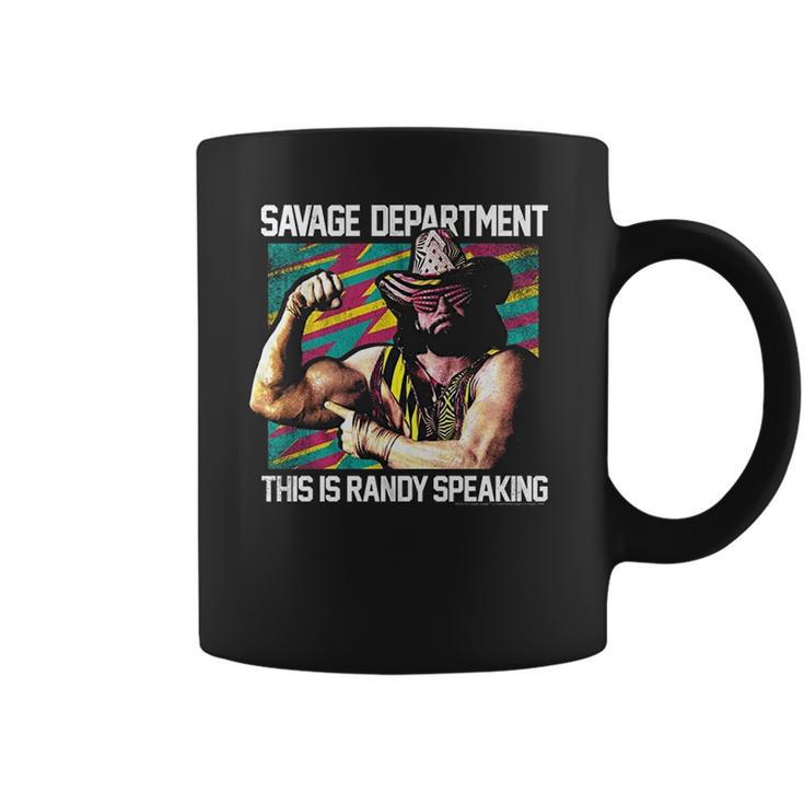 Randy Macho Man Savage This Is Randy Speaking Coffee Mug