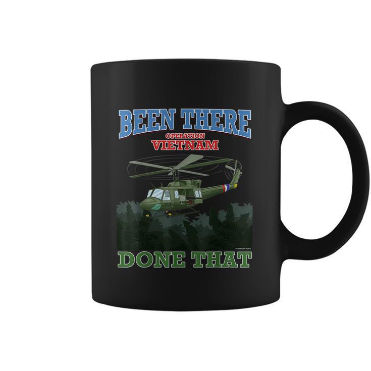 Been There Done That Operation Vietnam Military Armed Forces Graphic Design Printed Casual Daily Basic Coffee Mug