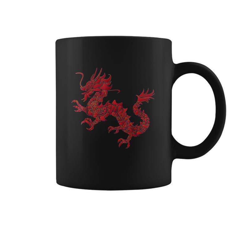 Red Chinese Firedrake Coffee Mug