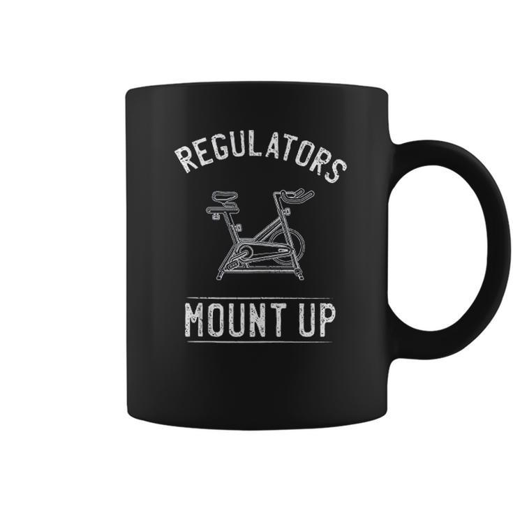 Regulators Mount Up Spin Class Funny Spinning Cycling Gym Coffee Mug