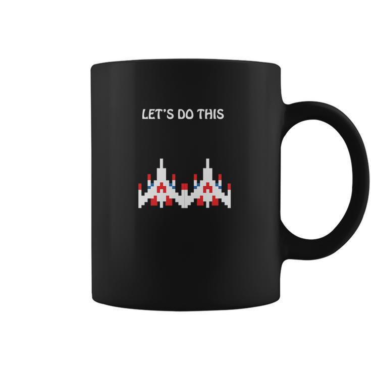 Retro 80S Arcade Game Galaga Challengeby Nerd Digs Coffee Mug