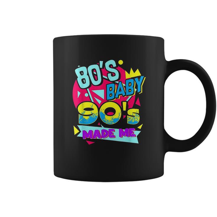 Retro 80S Baby 90S Made Me I Love The 1980S 1990S Coffee Mug