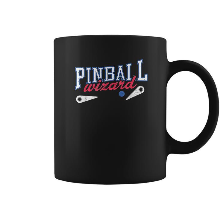 Retro Pinball Wizard Print Arcade Game Lover Coffee Mug